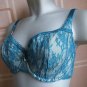 38dd m&s autograph lace balcony bra turquoise lace BN