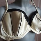 34f m&s ceriso cream satin padded balcony bra BNWOT
