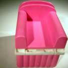 Pink Flip Chair Bed Dollhouse Furniture
