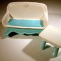 Fisher Price Vintage Loving Family Dollhouse Rocker Chair with table