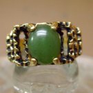 Vintage Emerald Filligree Ring