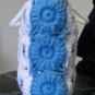 blue summer tote