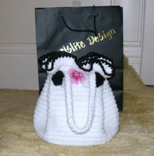 gorgeous handbag sweet white