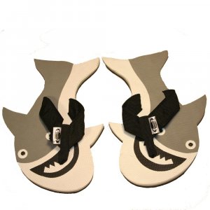 Great White Shark Kid Flops - XSMALL