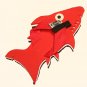 Red Shark Fiesta Flops - Medium