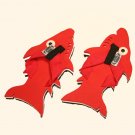 Red Shark Kid Flops - XSmall