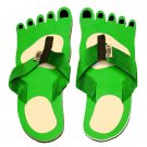 Green Feet Kid Flops - XSmall