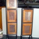 Set of two picture candle holders