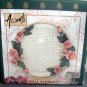 Resin Rose & Lattice Wall Plaque