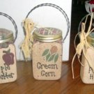 Handmade Country Wall Hanging's Canned Fruits
