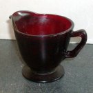 Vintage Ruby Red Creamer