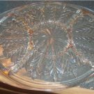 Lovely Handled Glass Tray with divided sections