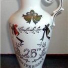 Beautiful Lefton 25th Anniversary Year Pitcher Vase