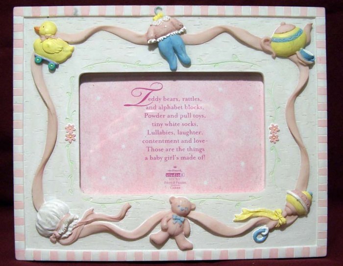 Cute Hallmark Baby Girl Photo Frame