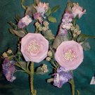 Set of 2 Velvet Rose Sprays ~ 30% Off! Home Interiors ~ NEW