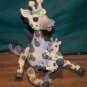 Giraffe with Baby and Ducky Figurine