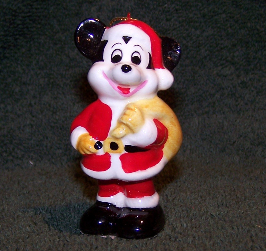 santa mickey figurine