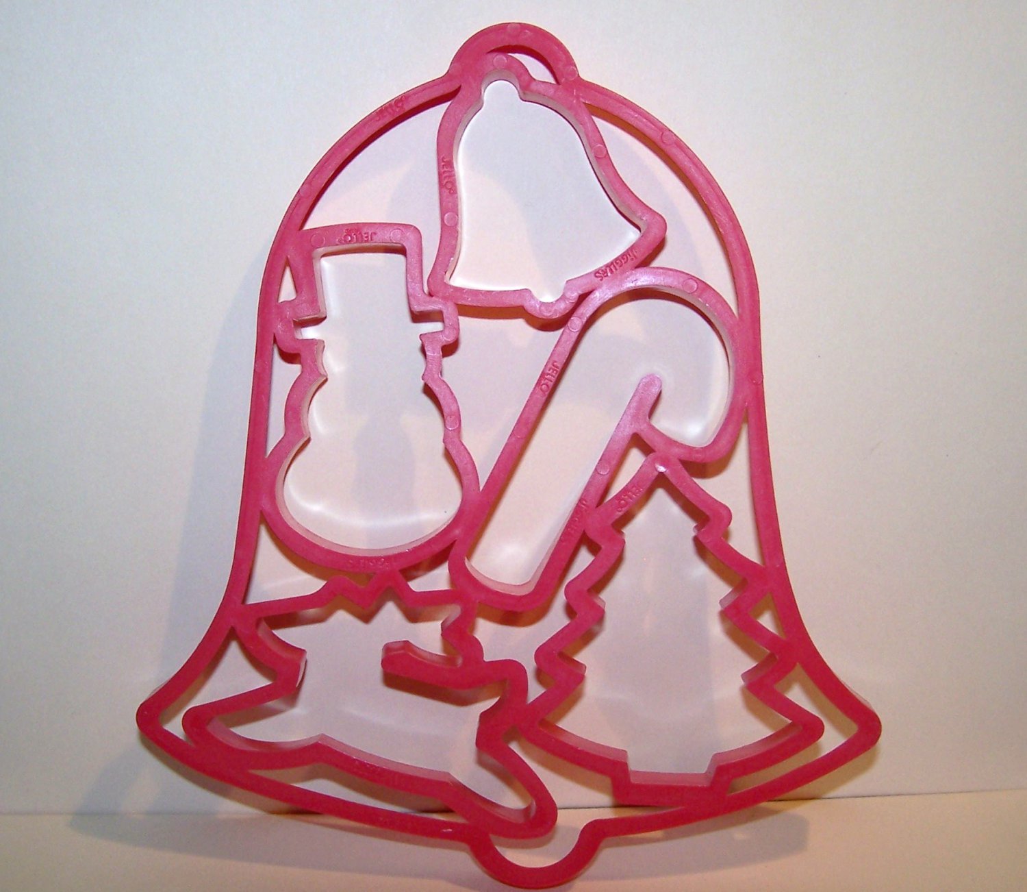 1991 Jello Jigglers Holiday Christmas Theme Cookie Cutter Molds – 5 Shapes