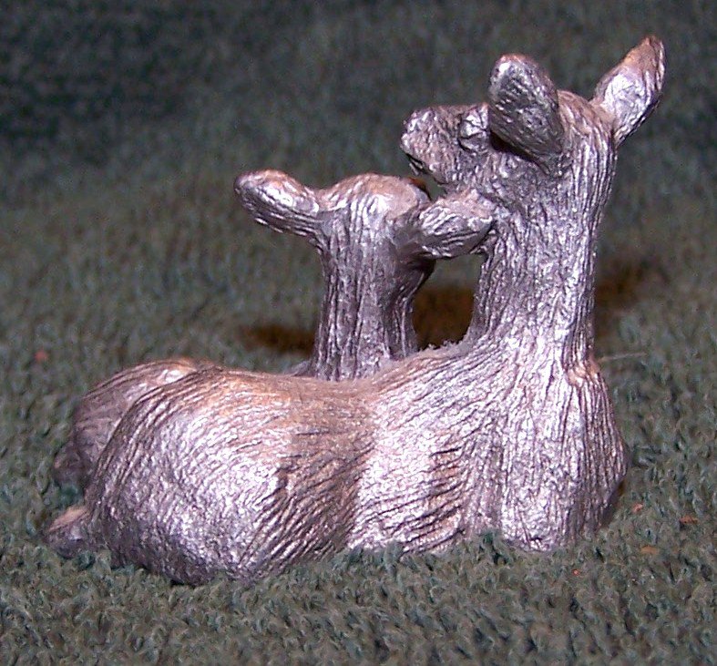 Vintage 1981 Spoontiques Pewter Deer Figurine 192