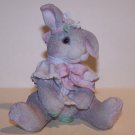 ENESCO BUNNY "LOVES ME LOVES ME NOT" DATED 1995 -Great for Easter
