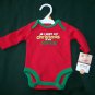 CARTER’S “all I want for Christmas is my Auntie” WIGGLE-IN BODYSUIT Newborn NWT