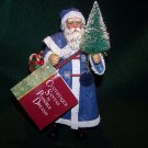 Possible Dreams, LTD.~ Clothtiques ~ Ornament Santa – Blue Cape Santa ~ 1993