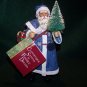 Possible Dreams, LTD.~ Clothtiques ~ Ornament Santa – Blue Cape Santa ~ 1993