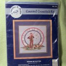 I’D RATHER BE HUNTING CROSSTITCH NO. 573 KIT - NEW