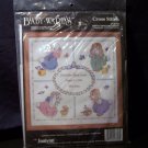 Cross Stitch Kit Baby Birth Announcement Bunny Rabbit Schenk Janlynn 136-03