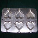 Wilton Cookie Treat Pans Heart 2105-8104 LOVE & Blossom Shape Pans