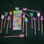 13 Cute Easter Pencils ~ Bunnies, Butterflies, Eggs and Chicks PLUS Pkg. of 12 ~ NEW