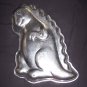 Wilton Cake Pan Friendly Dinosaur T-Rex 1988 2105-9409 Silver, Aluminum