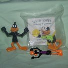 3 Daffy Duck PVC Figures – All Different - Cake Toppers / Toys - Warner Brothers Looney Tunes