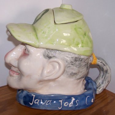 Coffee / Tea Pot - Java Joe's Cafe St. Ignace, Michigan