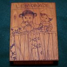 VINTAGE 1977 Lemonade Stand ''TOYSTALGIA INC'' CUTE WOODEN COIN BANK!!