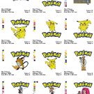 POKEMON (5) - 24 EMBROIDERY DESIGN INSTANT DOWNLOAD