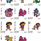 DORA - 11 EMBROIDERY DESIGNS INSTANT DOWNLOAD
