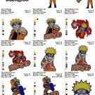 NARUTO - 21 EMBROIDERY DESIGNS INSTANT DOWNLOAD