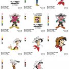 LUCKY LUKE - 11 EMBROIDERY DESIGNS INSTANT DOWNLOAD