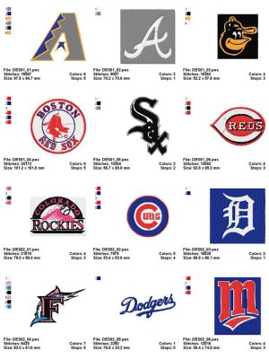 MBL LOGO - 22 EMBROIDERY DESIGNS INSTANT DOWNLOAD
