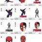 NEW SPIDERMAN - 23 EMBROIDERY DESIGNS INSTANT DOWNLOAD
