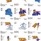 X-MEN - 12 EMBROIDERY DESIGNS INSTANT DOWNLOAD