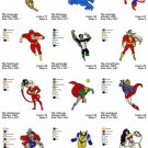 SUPER HEROES (2) - 12 EMBROIDERY DESIGNS INSTANT DOWNLOAD