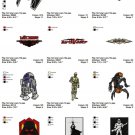 STAR WARS (1) - 17 EMBROIDERY DESIGNS INSTANT DOWNLOAD