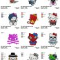 HELLO KITTY NEW TREND - 12 EMBROIDERY DESIGNS INSTANT DOWNLOAD