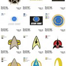 STAR TREK LOGO (1) - 14 EMBROIDERY DESIGNS INSTANT DOWNLOAD