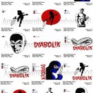 DIABOLIK - 15 EMBROIDERY DESIGNS INSTANT DOWNLOAD