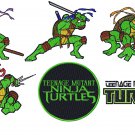 NINJA TURTLES (2) - 6 EMBROIDERY DESIGNS INSTANT DOWNLOAD