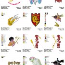 HARRY POTTER - 28 EMBROIDERY DESIGNS INSTANT DOWNLOAD