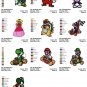 SUPER MARIO 2 - 22 EMBROIDERY DESIGNS INSTANT DOWNLOAD